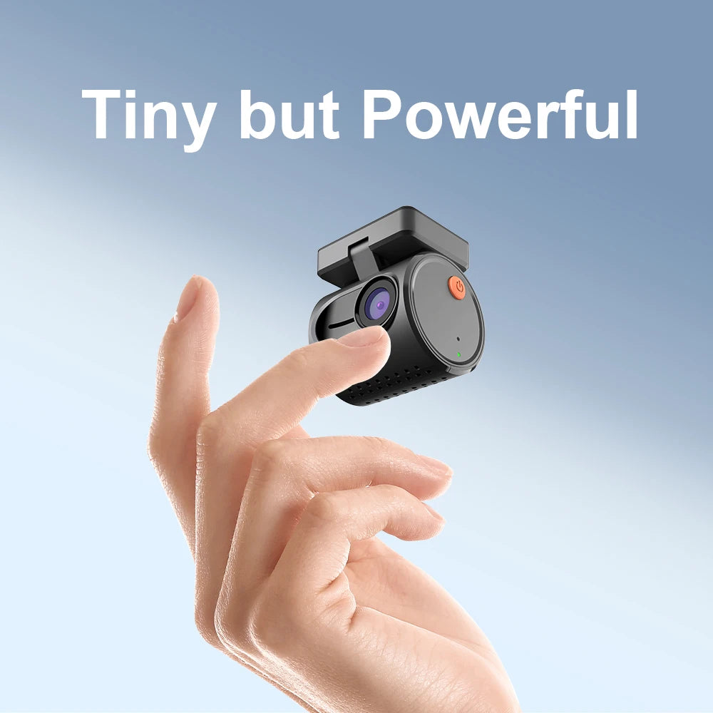 KAWA MINI 3 2K Dash Cam – Hidden WiFi Car DVR with Voice Control & 24H Parking Mode