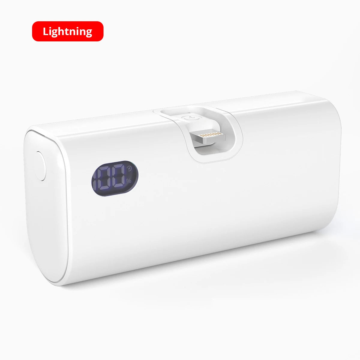 Pocket Power Bank 5000mAh – 22W PD Fast Charge with Foldable Plug