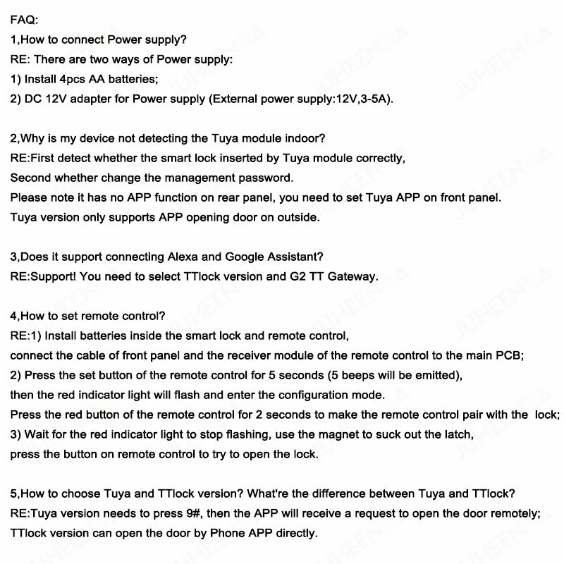 G23 Waterproof Smart Gate Lock – Fingerprint, Password, Card & Remote Unlock