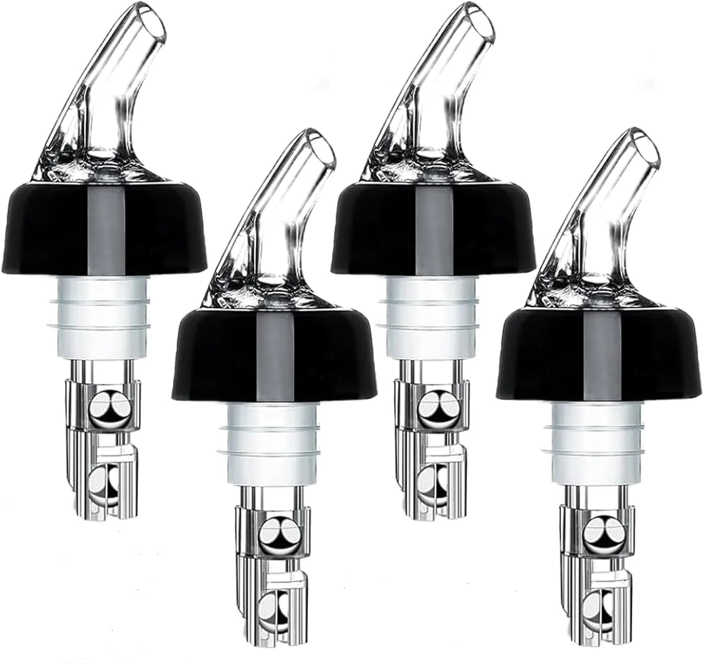 Viski Automatic Measure Liquor Pourer – Spill-Free Bottle Pourer & Wine Stopper