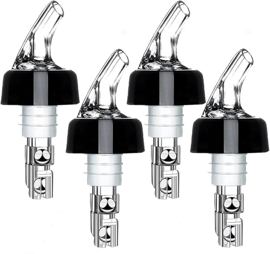 Viski Automatic Measure Liquor Pourer – Spill-Free Bottle Pourer & Wine Stopper