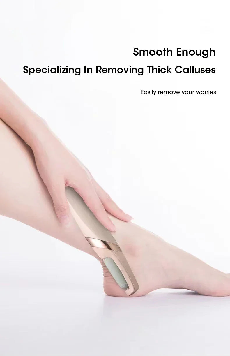 Electric Foot Grinder Pedicure Kit – Rechargeable Dead Skin & Heel Callus Remover