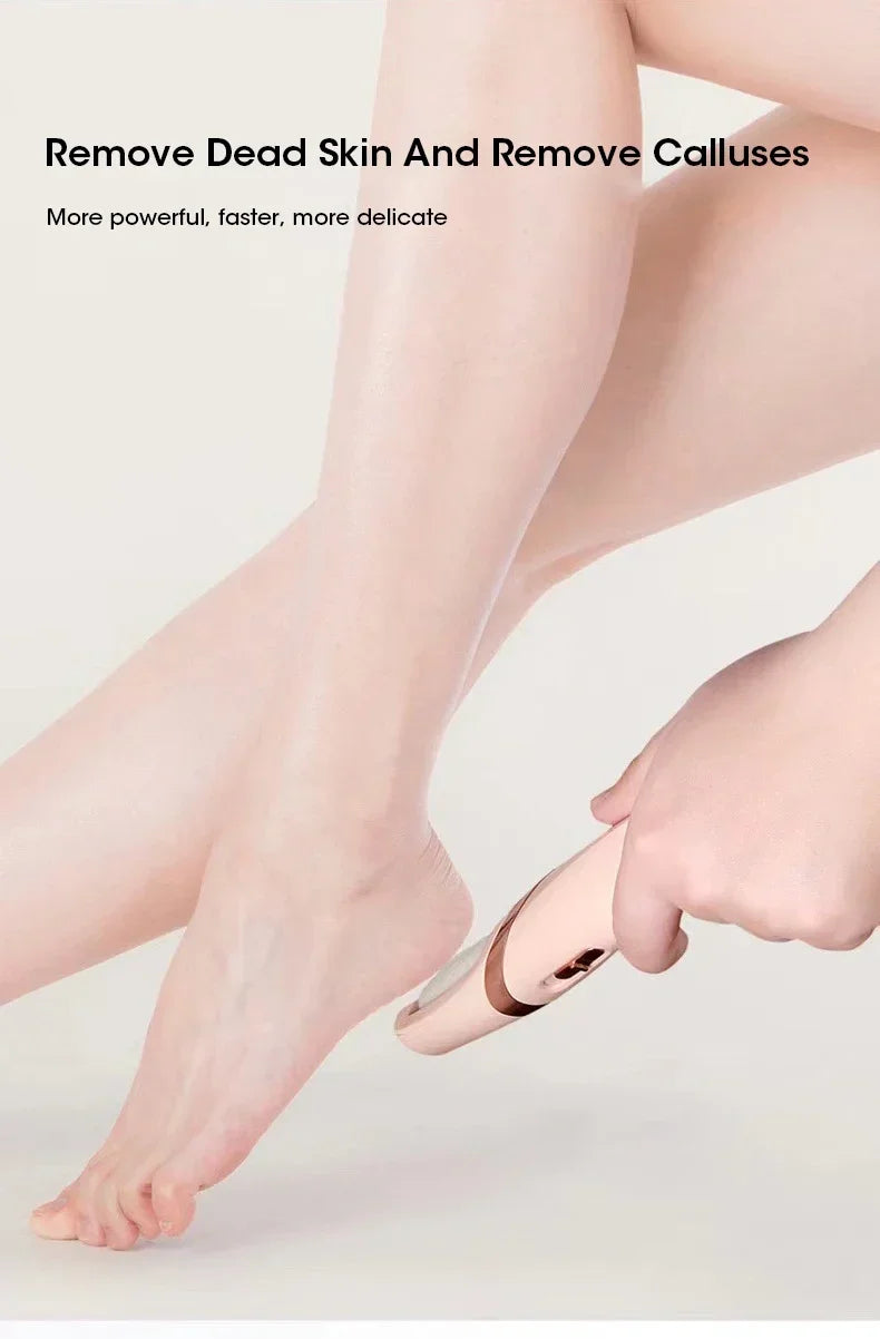 Electric Foot Grinder Pedicure Kit – Rechargeable Dead Skin & Heel Callus Remover