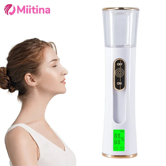 Miitina Nano Facial Mist Sprayer – USB Rechargeable Cold Spray Hydration Beauty Device