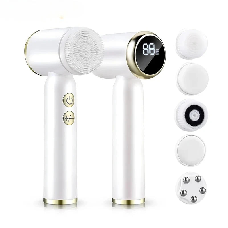 KEMOKO Rotating Facial Cleansing Machine – Ultrasonic Pore Cleaner Set