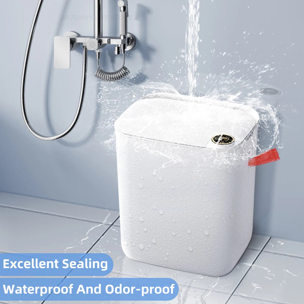 18L/20L Automatic Smart Trash Can – IPX5 Waterproof, Antibacterial Lamp, Long Battery Life