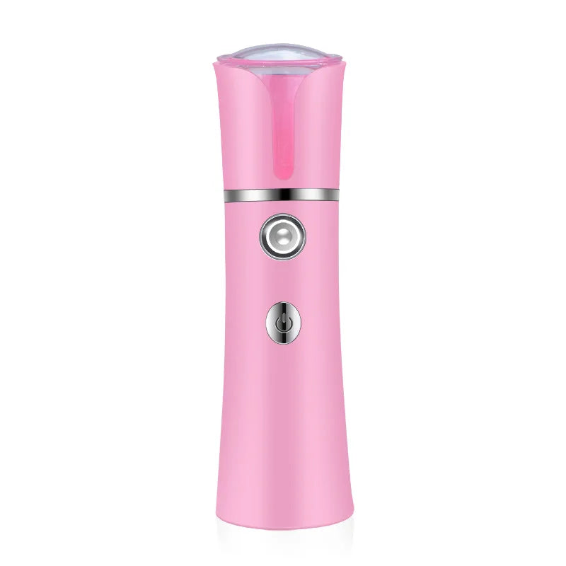 Portable Nano Face Steamer – USB Rechargeable Cold Mist Skin Hydrator