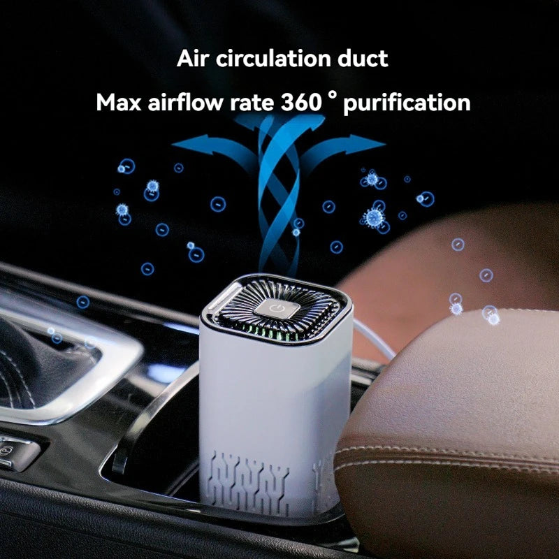 KUALOOL Compact Air Purifier – Portable Deodorizer for Car & Small Spaces