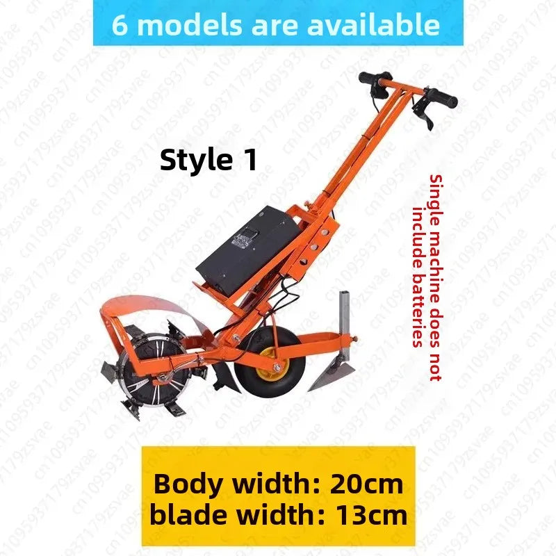 Electric Lawn Mower with A Household All-in-one Machine for Trenching, Loosening, Ploughing and Turning Soil
