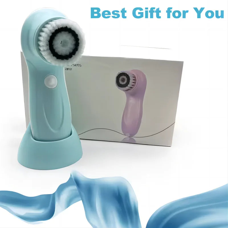 VIMYSHOW 801 Facial Cleansing Brush Set – Rechargeable Cordless Deep Clean System