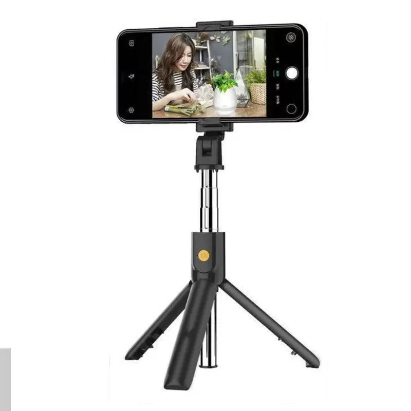 Mini Selfie Stick Tripod with Bluetooth Remote for iPhone & Android (K07)