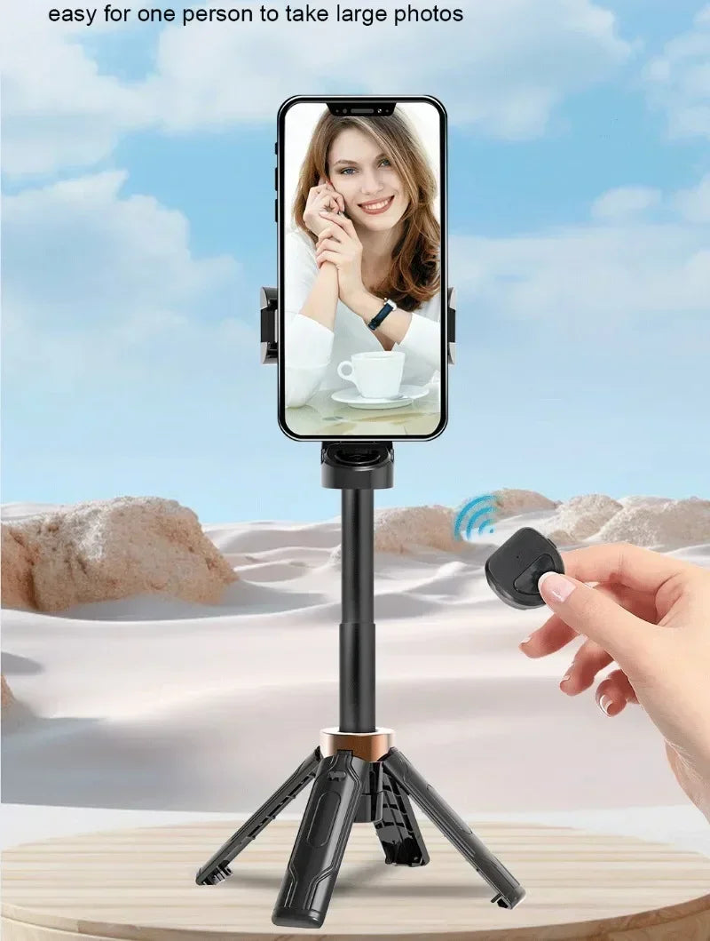 Bluetooth Selfie Stick Tripod – Aluminum Extendable Phone Stand with Remote Control