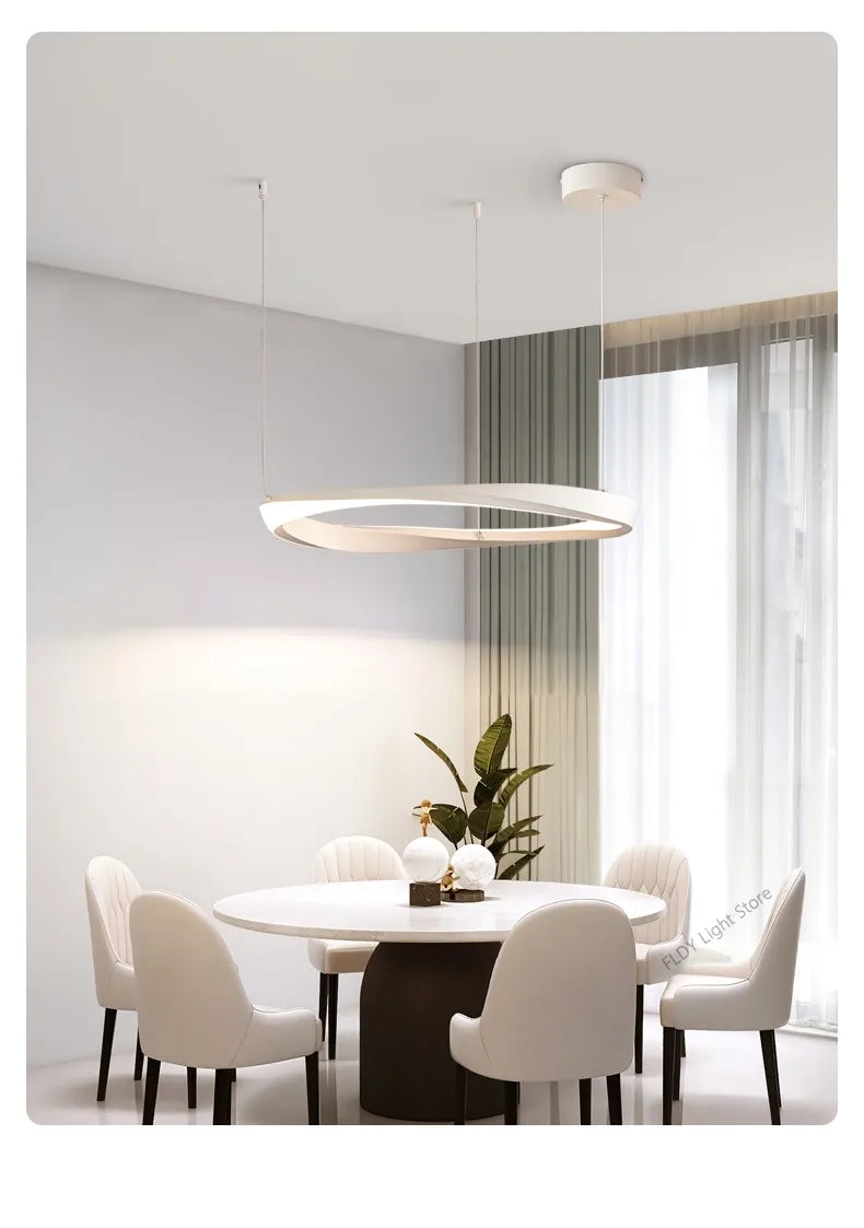 FLDY Modern LED Hanging Light | Round Pendant, Warm / Neutral / Cool White