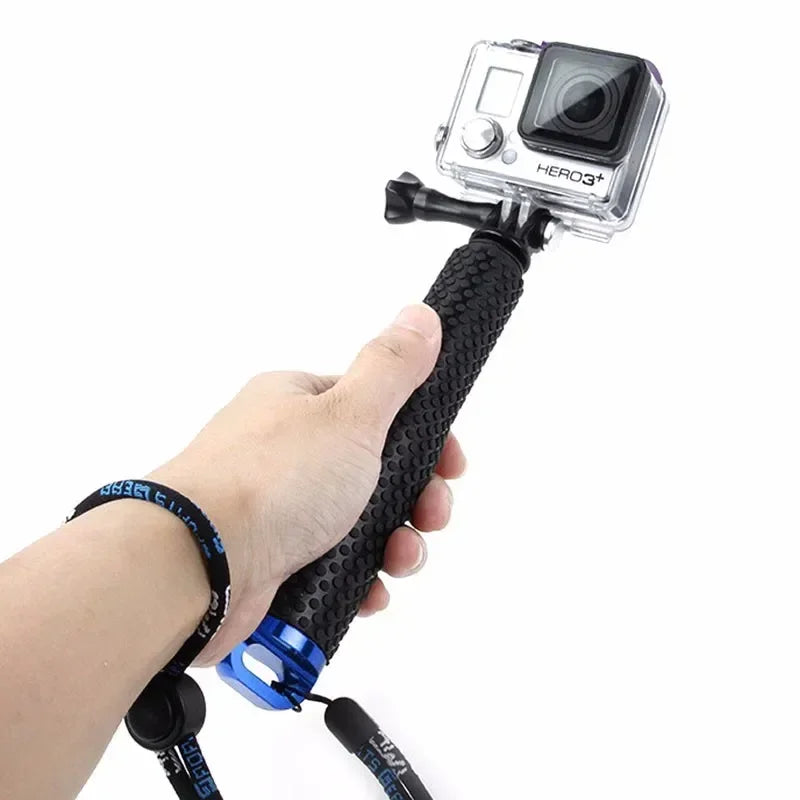 Self-Lock Extendable GoPro Monopod Stick with Tripod Adapter (480mm)