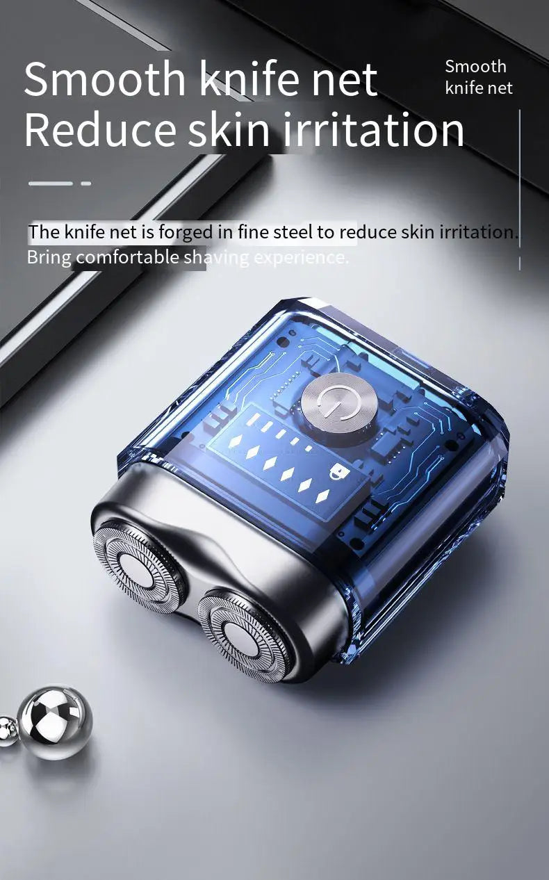 DUTRIEUX AMT1000 Rotary Electric Shaver – Waterproof Rechargeable Men’s Shaver