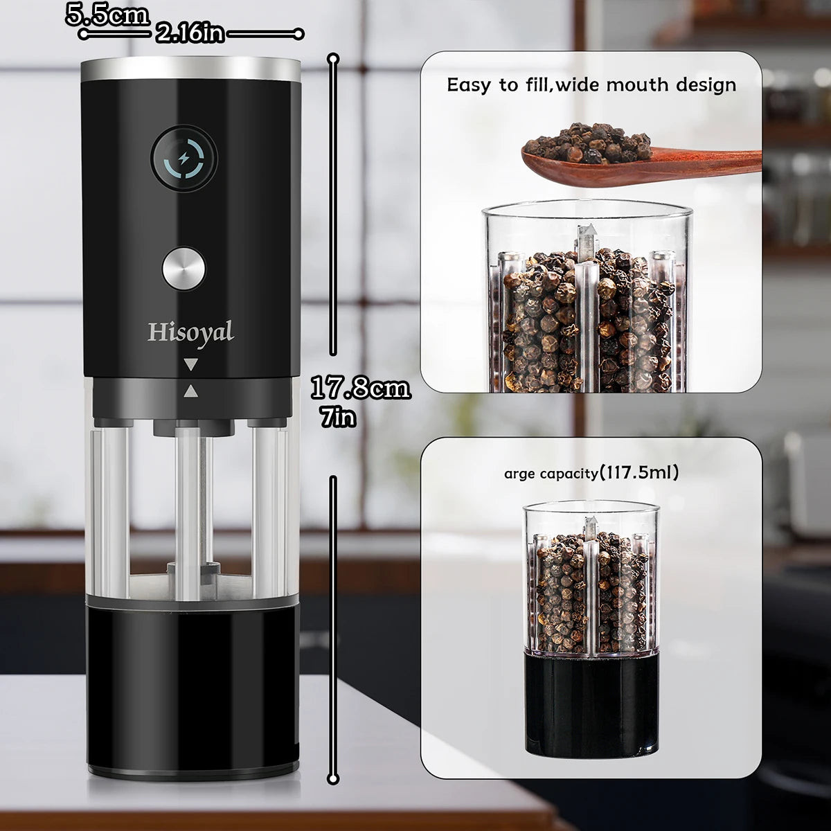 saengQ Mini Electric Chopper 7W – Rechargeable 3.7V Compact Food Grinder