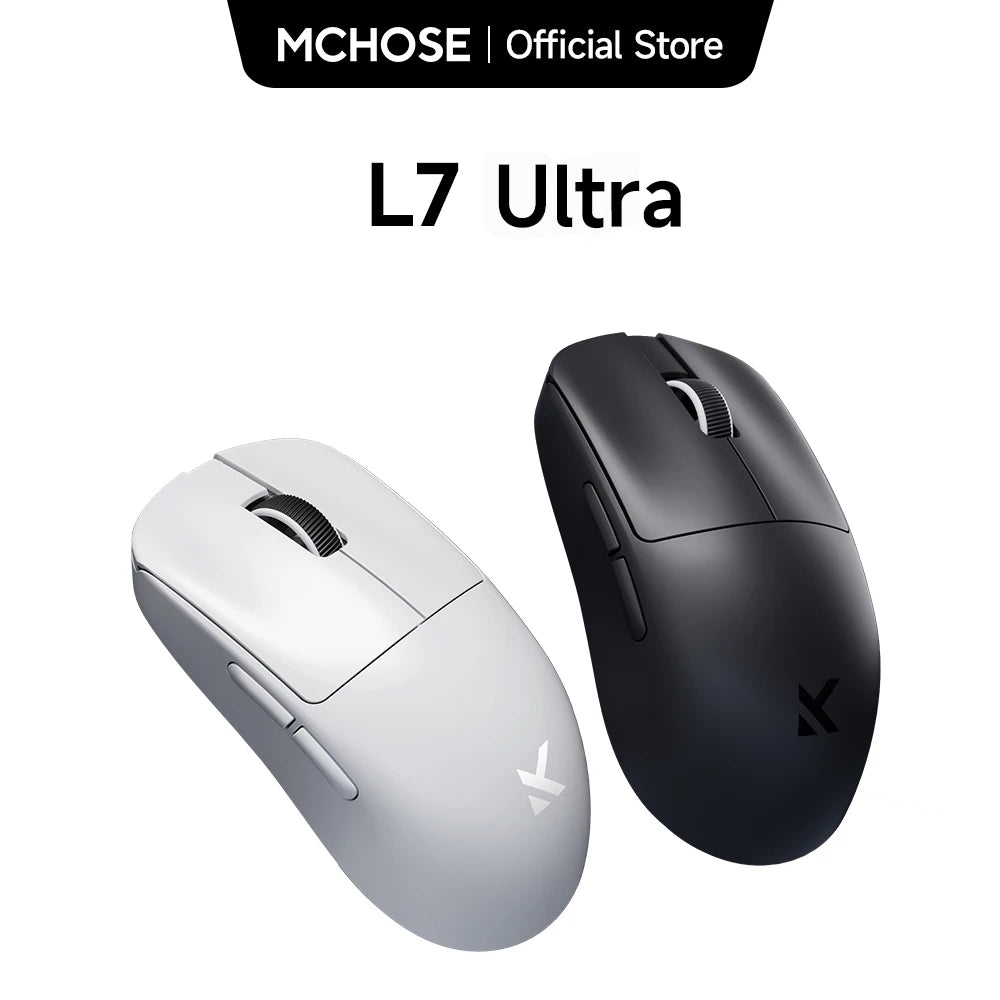 L7 Series Wireless Mouse – PAW3395 Sensor, 8K Receiver, Ultra-Lightweight