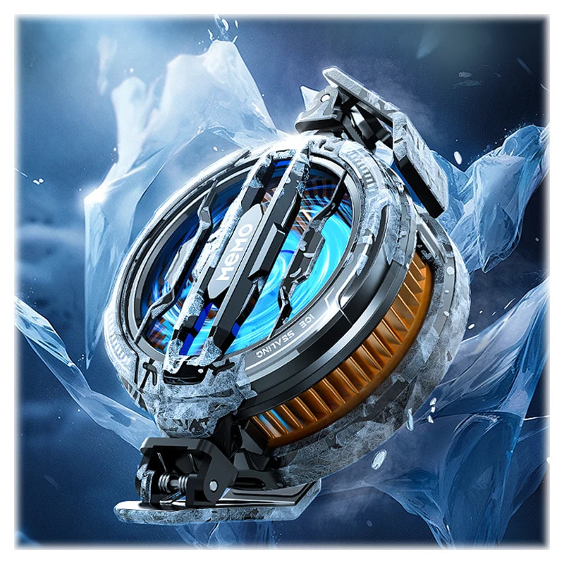 Universal Phone Cooler with Battery | Magnetic & Clip Cooling Fan for Gaming