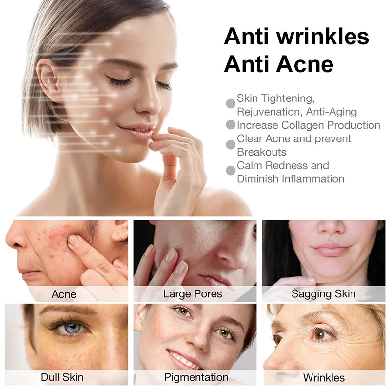 Windaily LED Face Mask with 7 Light Modes – Wireless USB Charging Beauty Therapy