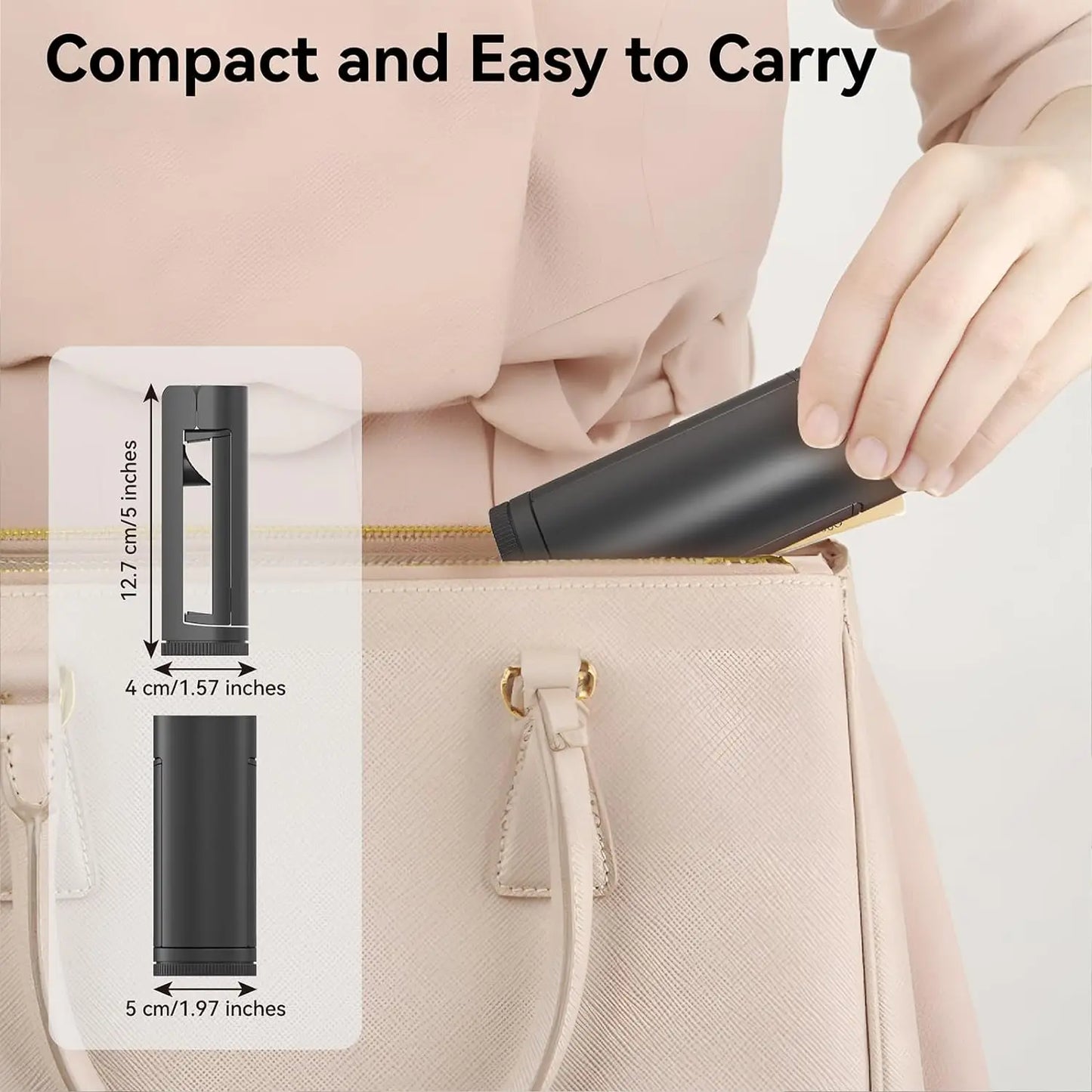 Portable Airplane Tablet Holder Stand – 360° Rotating Travel Desk Mount for 7–12” Tablets