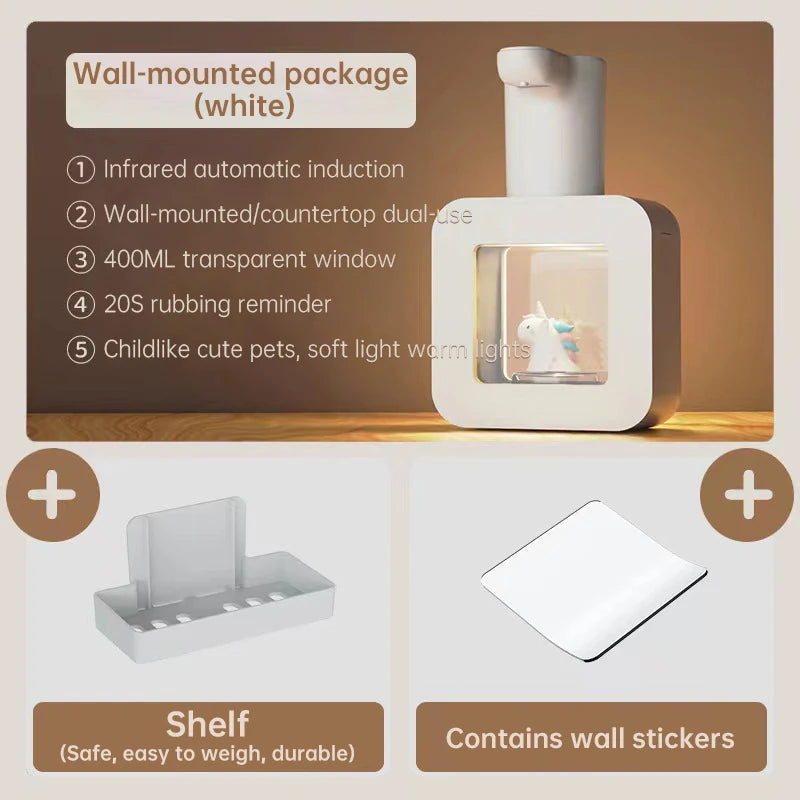 Cute Touchless Foam Soap Dispenser for Kids