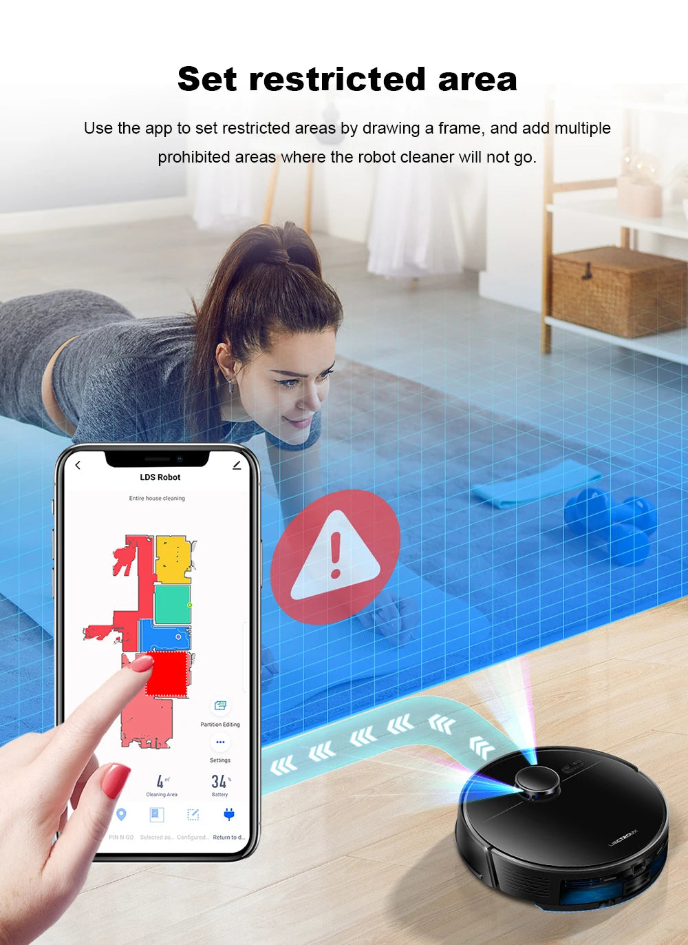 Liectroux M70 Pro Smart Robot Vacuum – LiDAR Navigation, 175-Min Runtime, Self-Empty Base