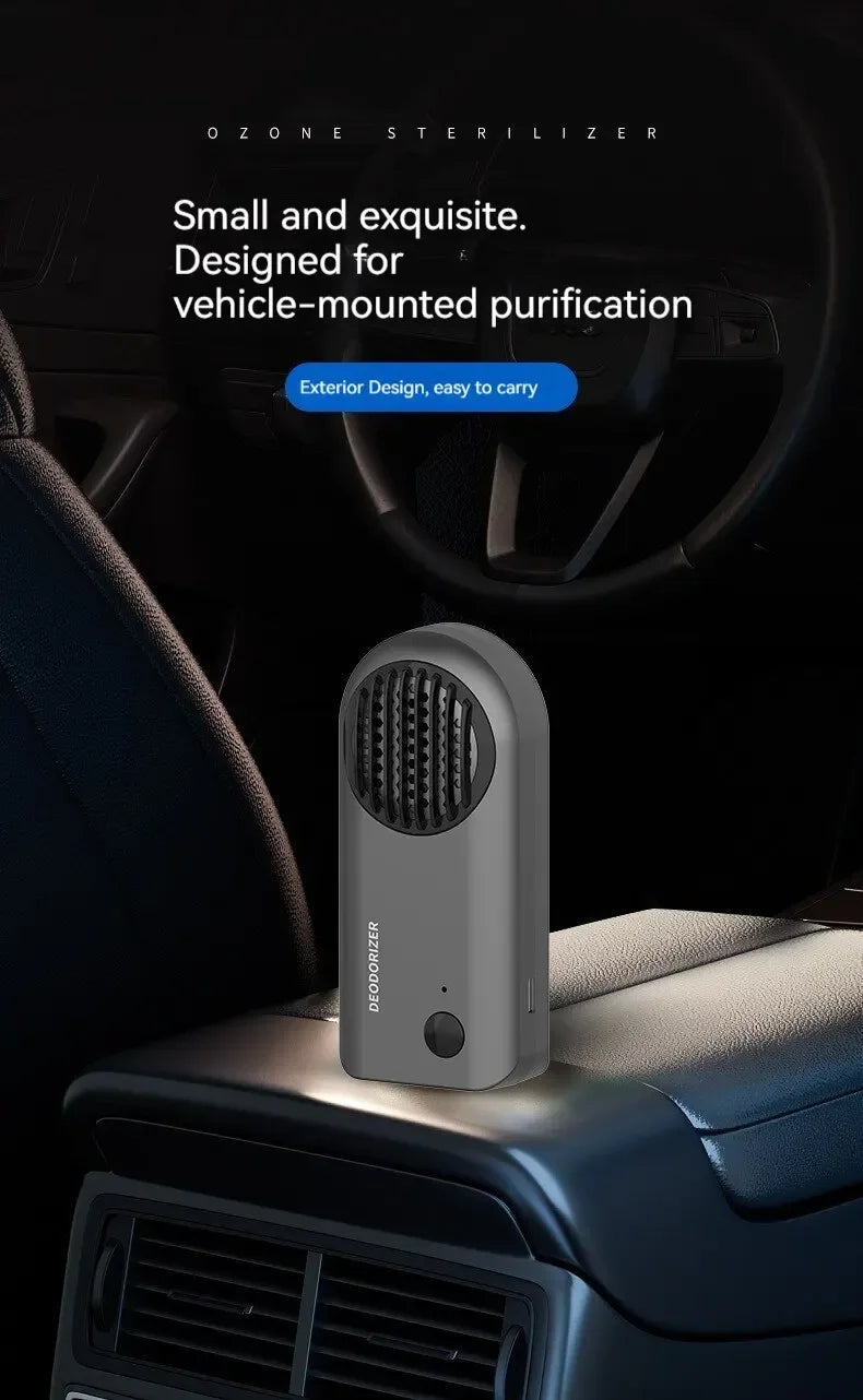 Electronic Refrigerator Odor Eliminator with Ozone Purifier – Smart Mini Air Cleaner for Home & Car (10W)