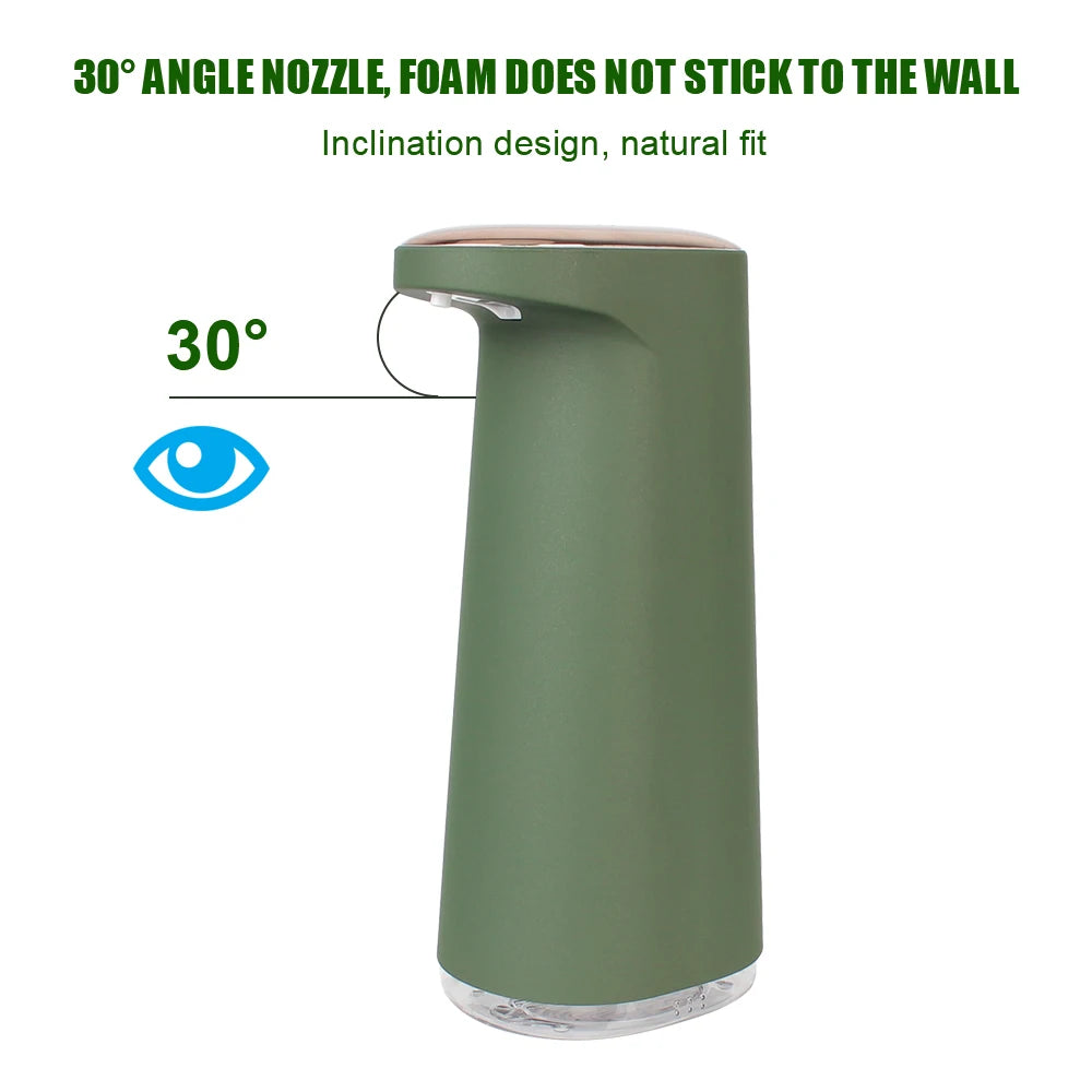 Automatic Touchless Foam Soap Dispenser 450ml – Infrared Sensor, USB-C Rechargeable, ABS Body