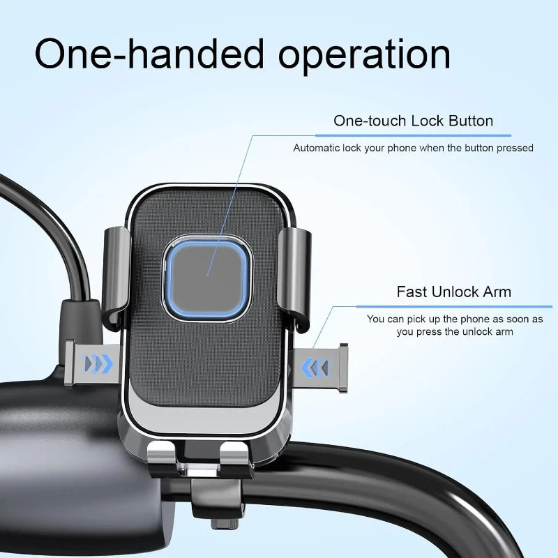 Universal Gravity Phone Holder for Car – One-Hand Auto-Lock Design