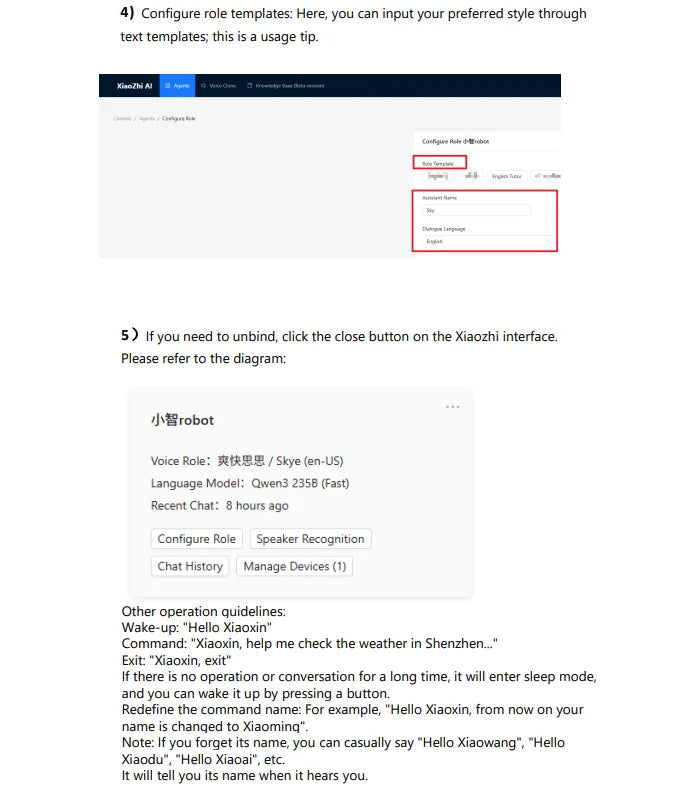 ZN-AI Xiaozhi Smart AI Voice Robot – WiFi Intelligent Interaction Desktop Assistant (Multi-Language)