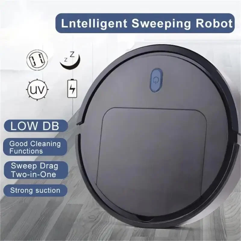 BOW AI Smart Sweeping Robot Vacuum – 3-in-1 Mop, Sweep & Suction, Slim 6cm Design