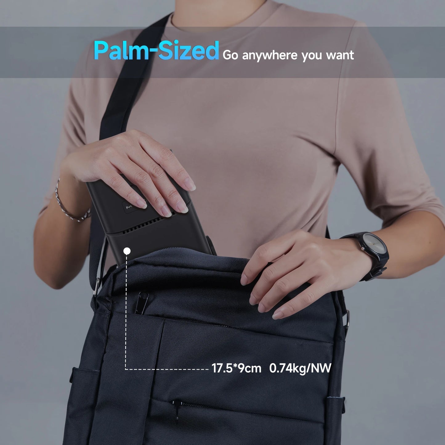 HY320 Portable Home Theater Projector – 720P Native, 4K Decode, BT 5.0