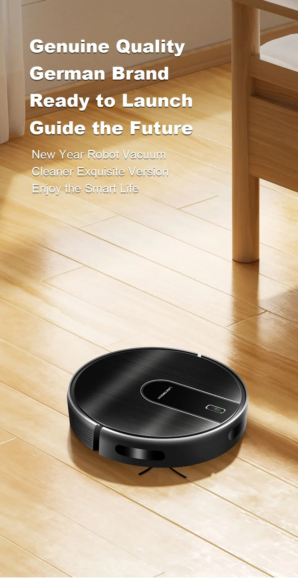 Liectroux N7S-U Smart Robot Vacuum Cleaner – Wet & Dry Mop, HEPA Filter, Alexa Ready