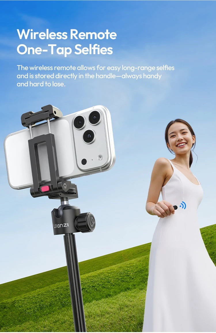 MT-44 B Auto-Deploy Tripod Pole – 1.5m with Bluetooth Remote