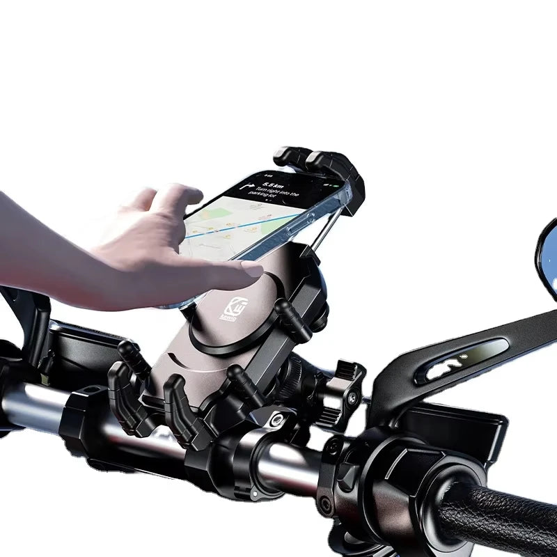 VBNM Motorcycle Phone Holder with Wireless Charging – 15W Qi + 30W USB-C PD