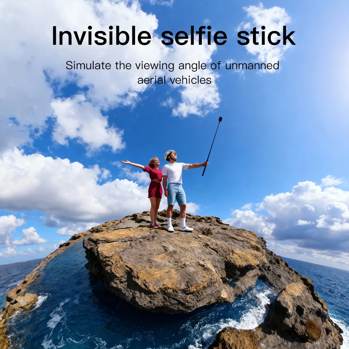 Multifunction Selfie Stick Handle Tripod Bundle for Action Cameras