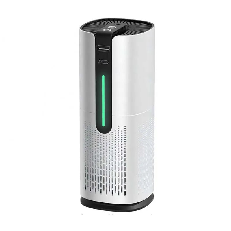 Smart Car Air Purifier with 30 Million Negative Ions & Ambient Star Light – USB Plug-In Deodorizer