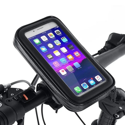Bicycle Phone Holder C-028-B – Secure Handlebar Mount (L / XL Sizes)