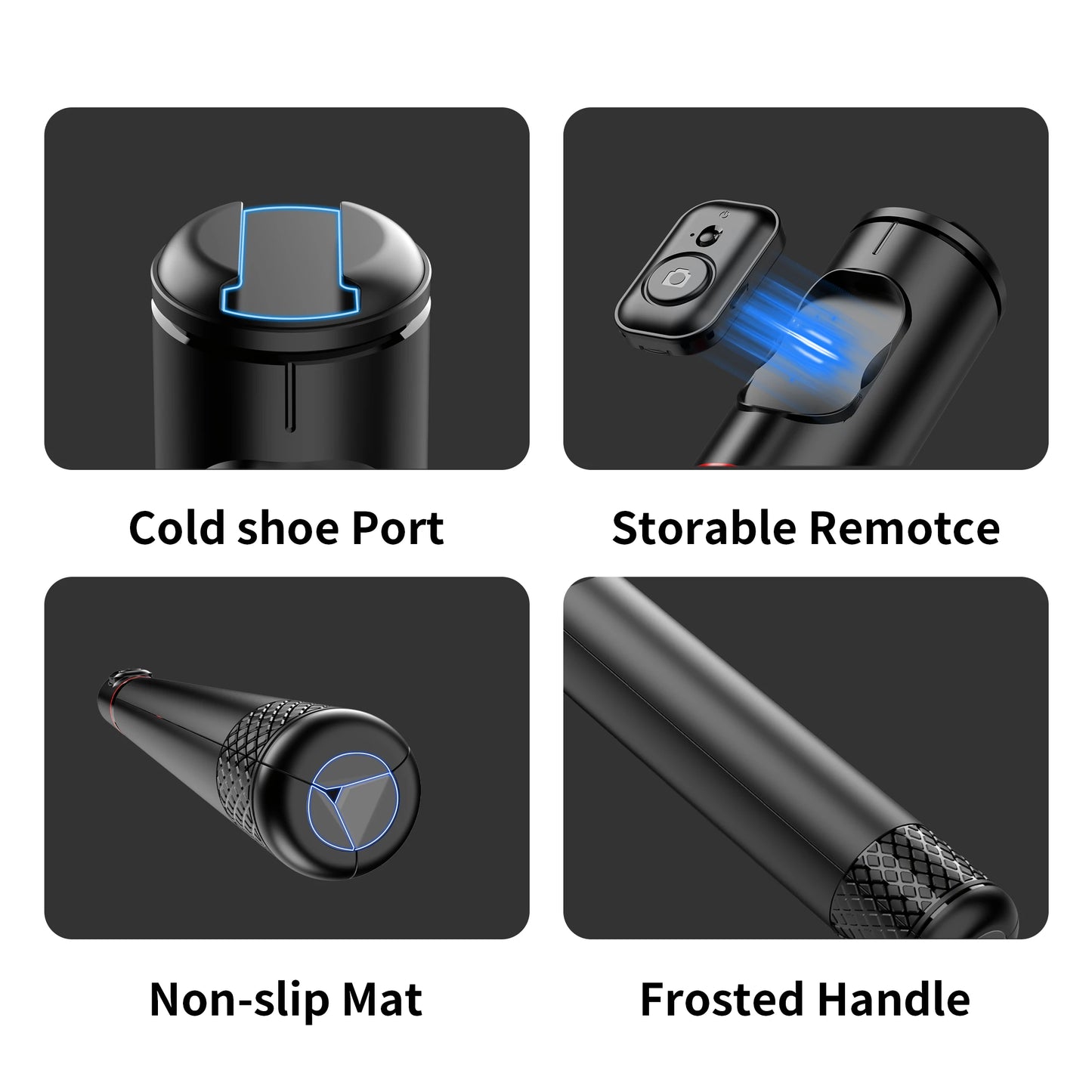 Selfieshow 1.83m Bluetooth Selfie Stick Tripod with Remote – Hidden Design, Stable & Portable