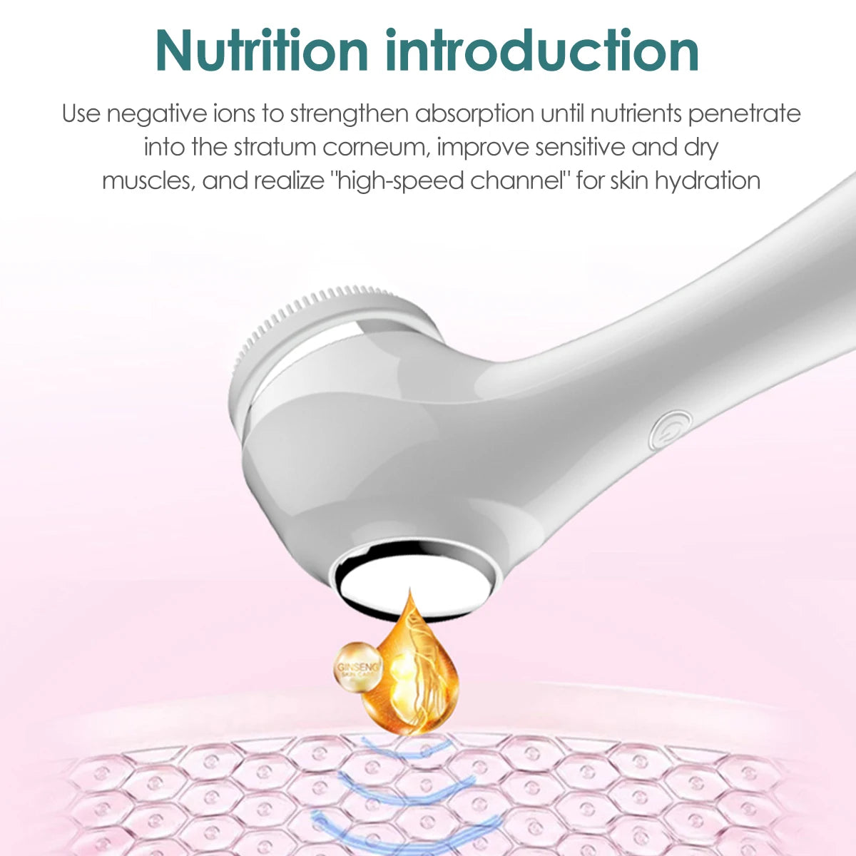 IPX7 Waterproof Facial Cleansing Brush – USB Rechargeable Deep Clean Device