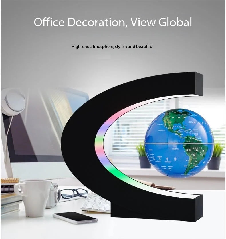 Floating LED Levitating Ball Lamp | Magnetic Suspension Desk Decor Light