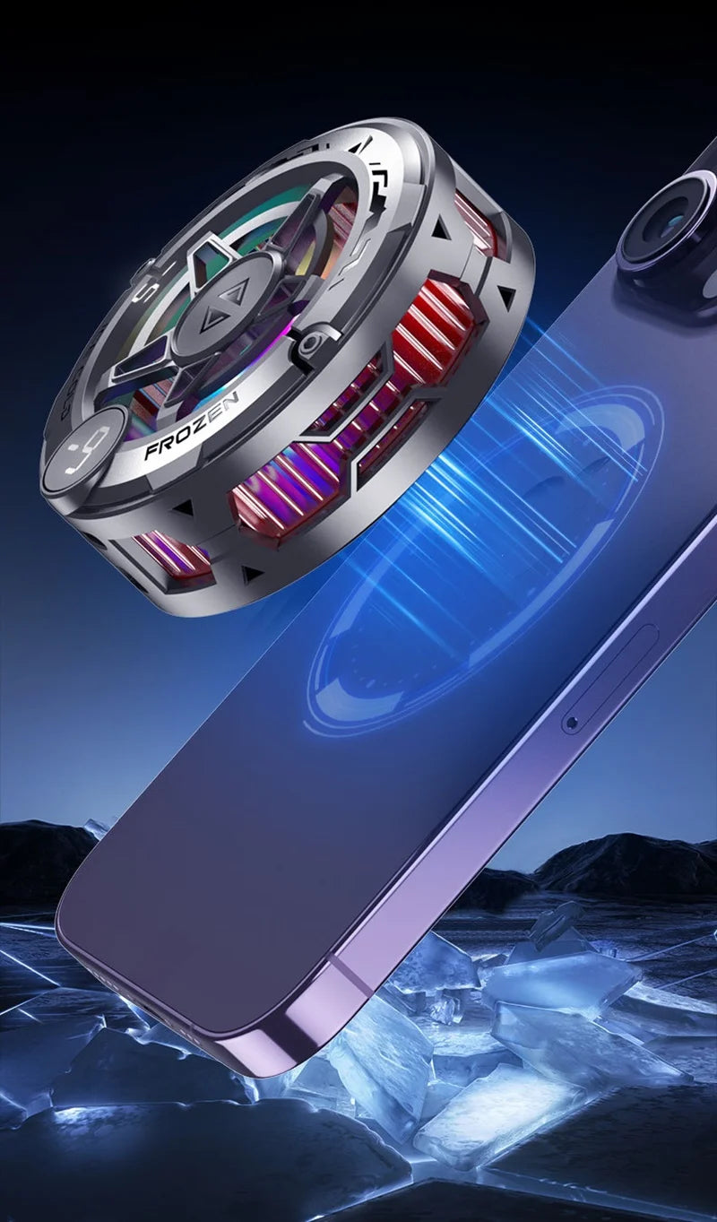 K20 Universal Magnetic Phone Cooler for Gaming | Digital Display