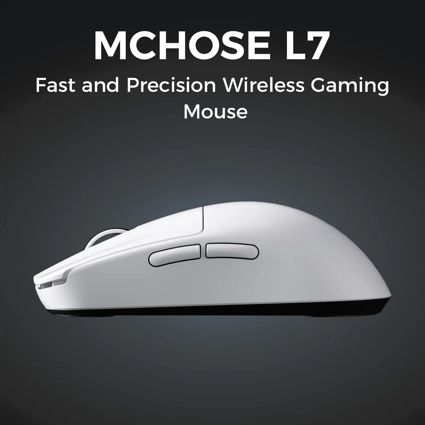 L7 Series Wireless Mouse – PAW3395 Sensor, 8K Receiver, Ultra-Lightweight