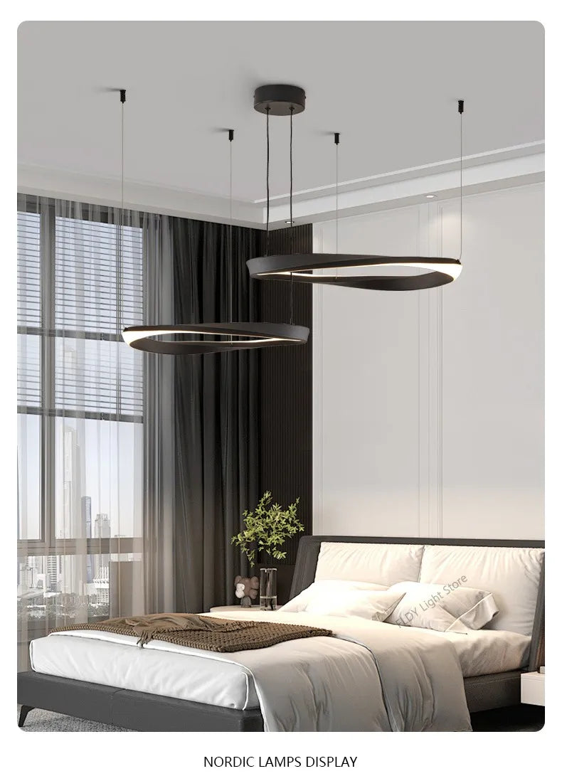 FLDY Modern LED Hanging Light | Round Pendant, Warm / Neutral / Cool White