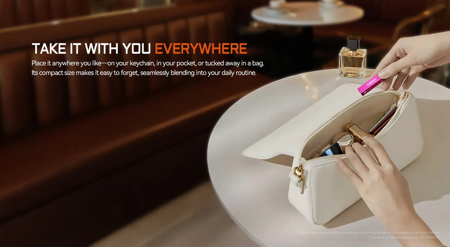 Keylite 500 Rechargeable Keychain Flashlight – 500 Lumens USB-C Mini EDC Torch