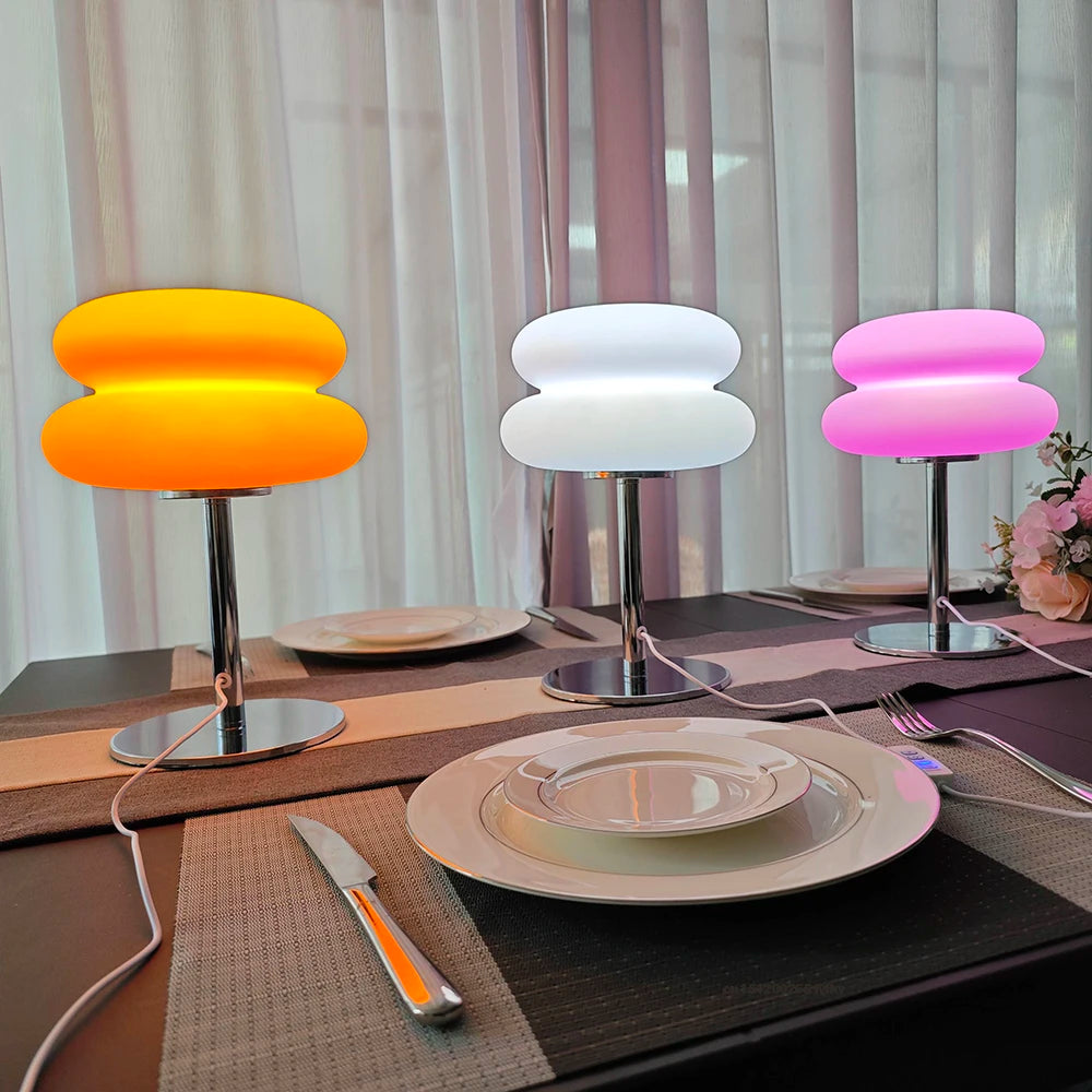 Topwinson LED Mushroom Night Light | USB Rechargeable, 3-Color Dimmable Bedside Lamp