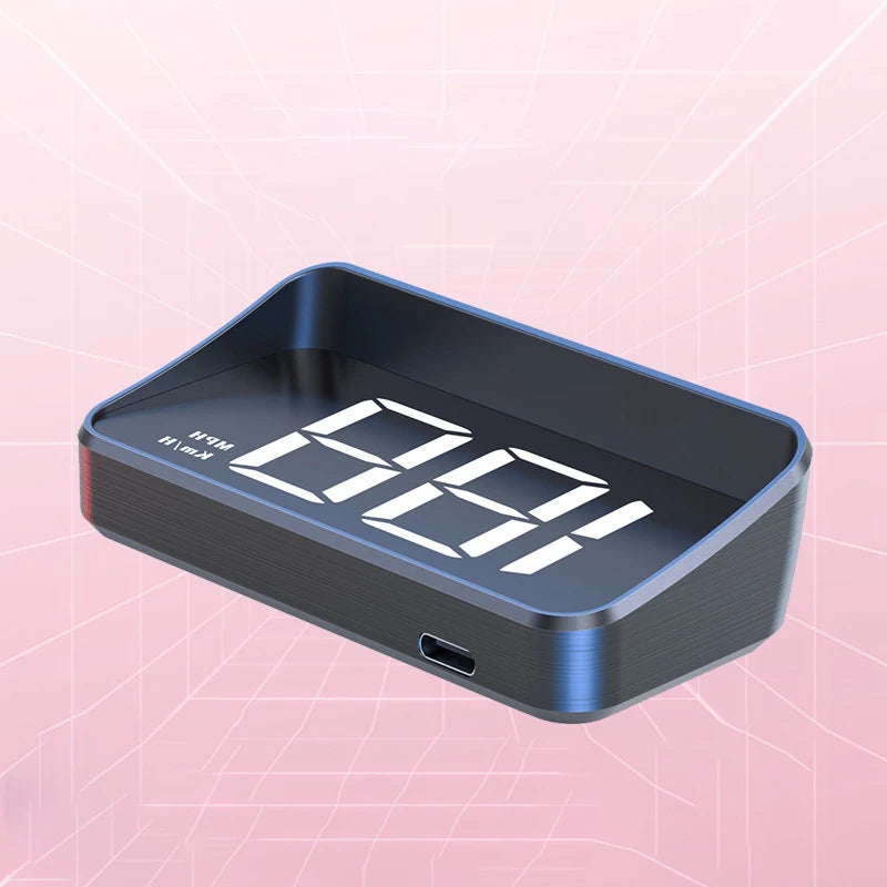 GPS Car Speed HUD – Windshield Head-Up Display for Safe Driving, Plug & Play Universal Fit