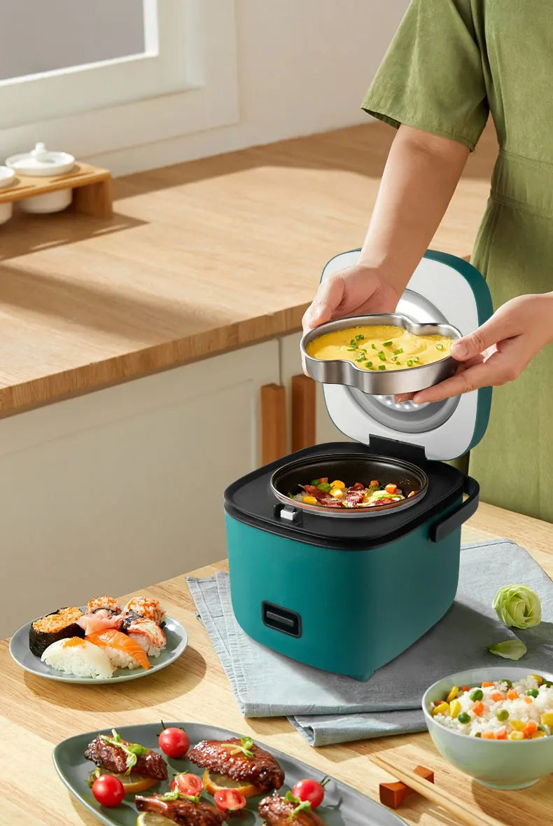 BALASHOV 1.2L Mini Electric Rice Cooker – Compact 200W Rice & Porridge Cooker