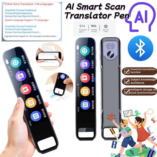 AI Smart Translator Pen for Dyslexia, Travel & Learning – 150 Languages