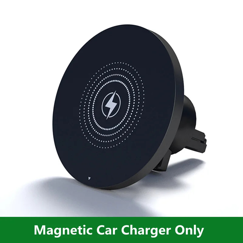 VIKEFON 30W Magnetic Wireless Car Charger with Vent Mount for iPhone